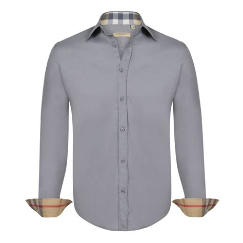 burberry hemd granitgrau|burberry shirts for men.